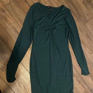 Hunter green dress